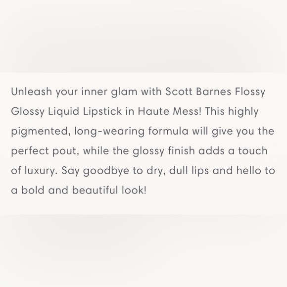 🌴 Scott Barnes - Look At Me - Lip Fetish Matte Liquid Lipstick - NIB - Full Size - Picture 4 of 4